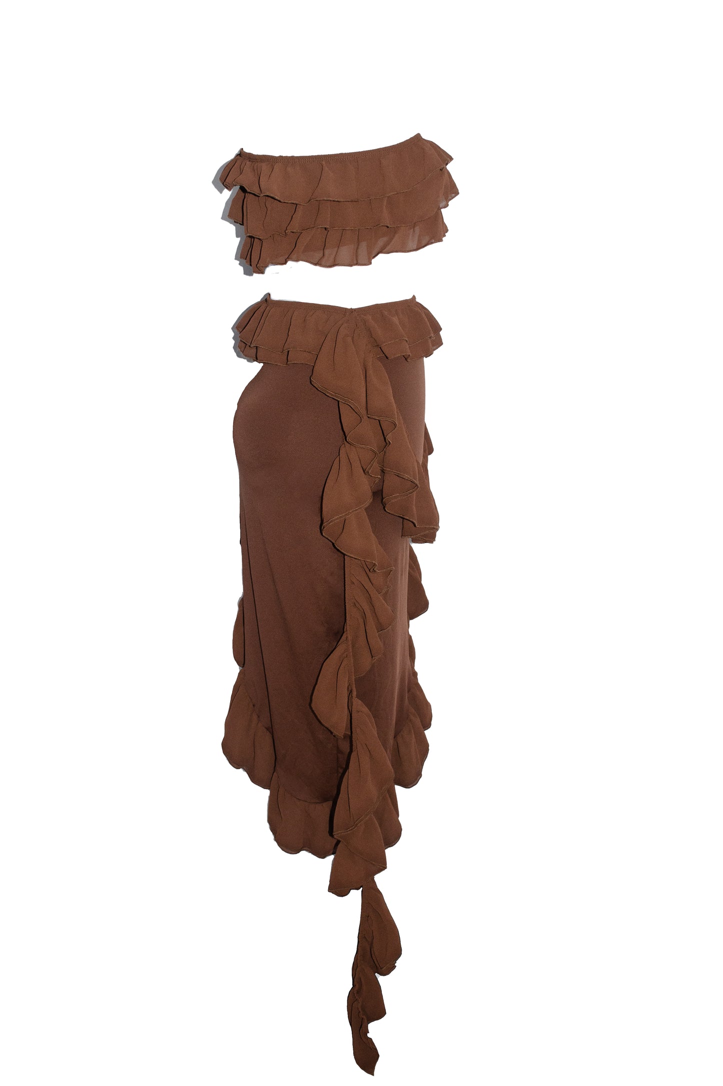 JANE Ruffled Midi Dress